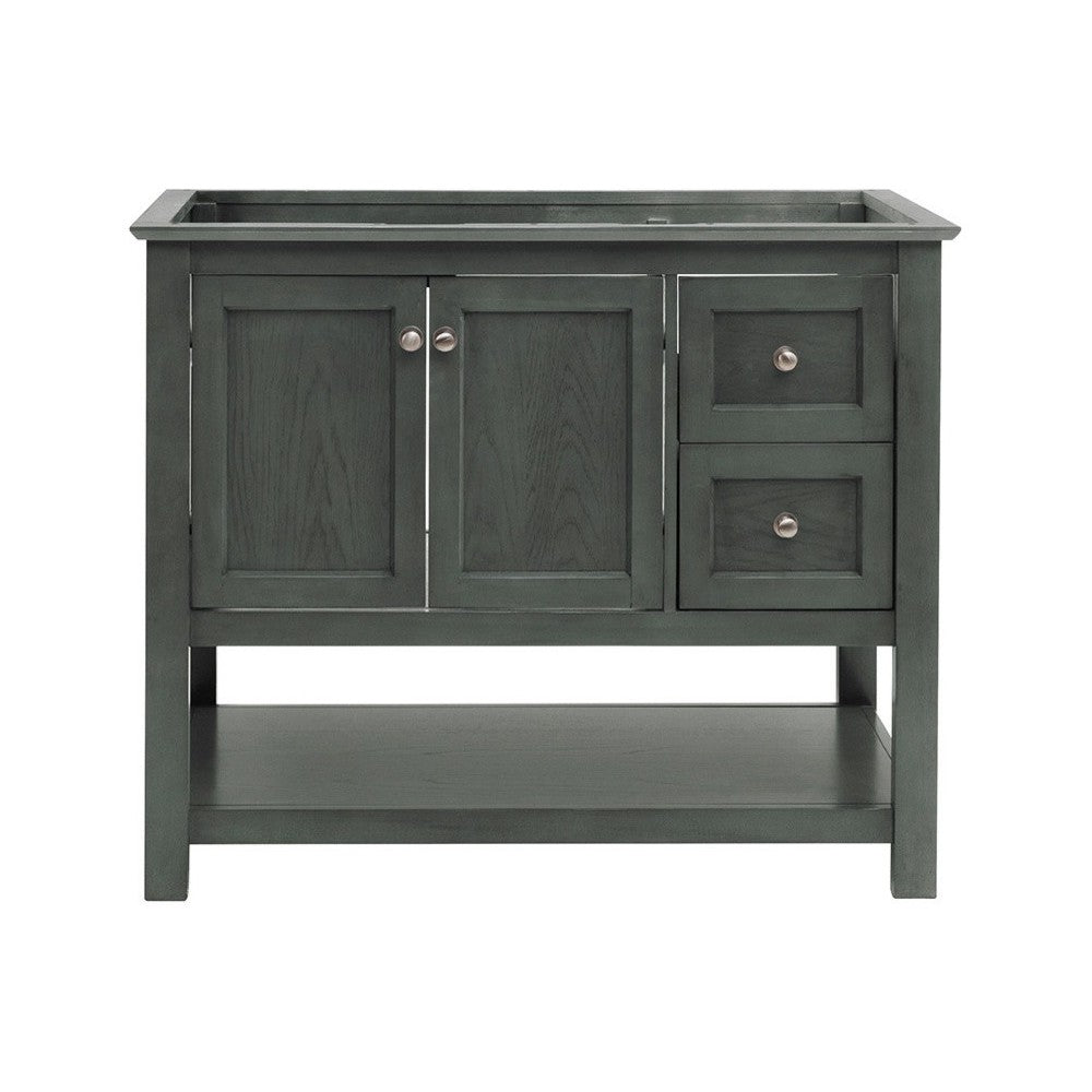 Fresca Manchester Regal 42" Gray Wood Veneer Traditional Bathroom Cabinet