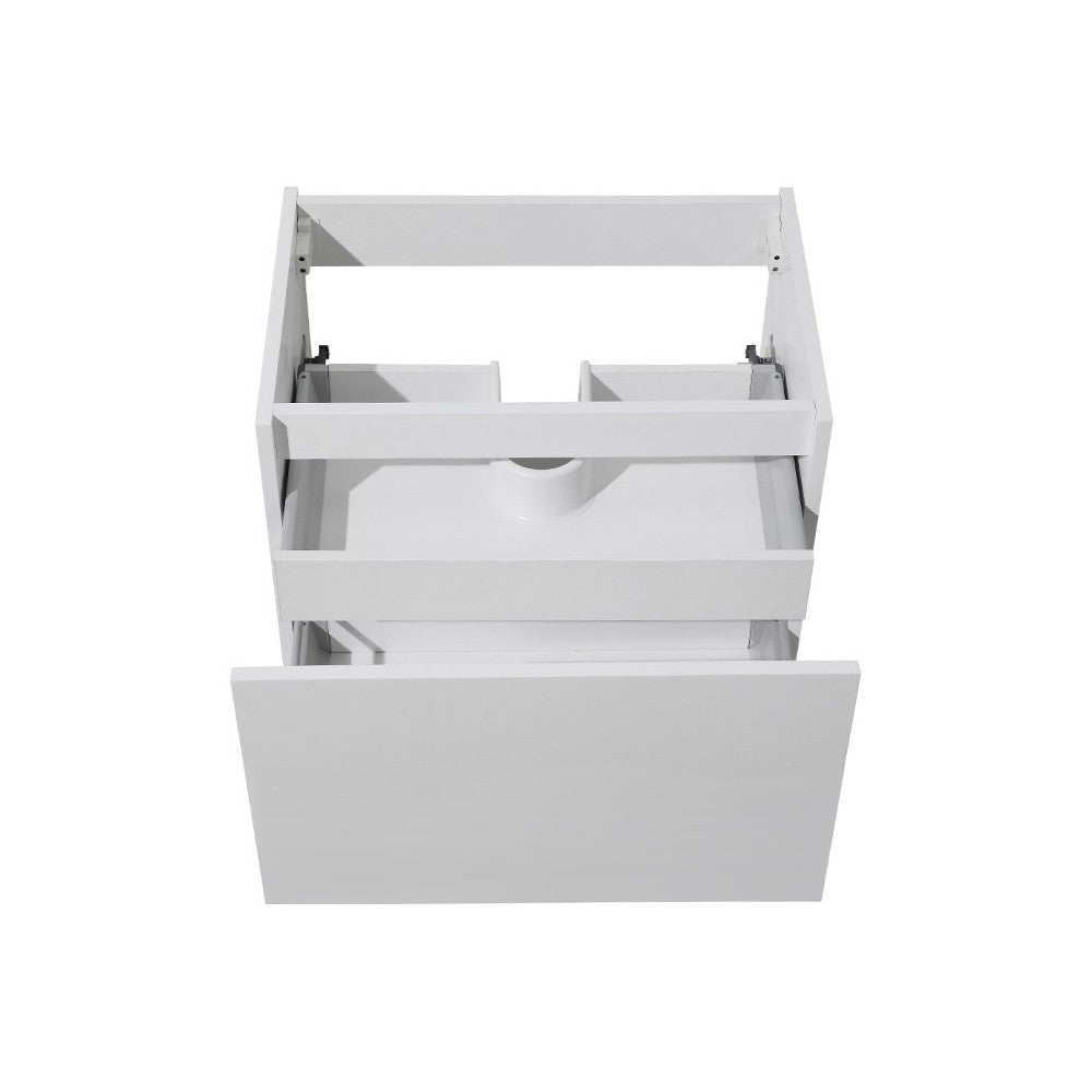 Fresca Mezzo 30" White Wall Hung Modern Bathroom Cabinet