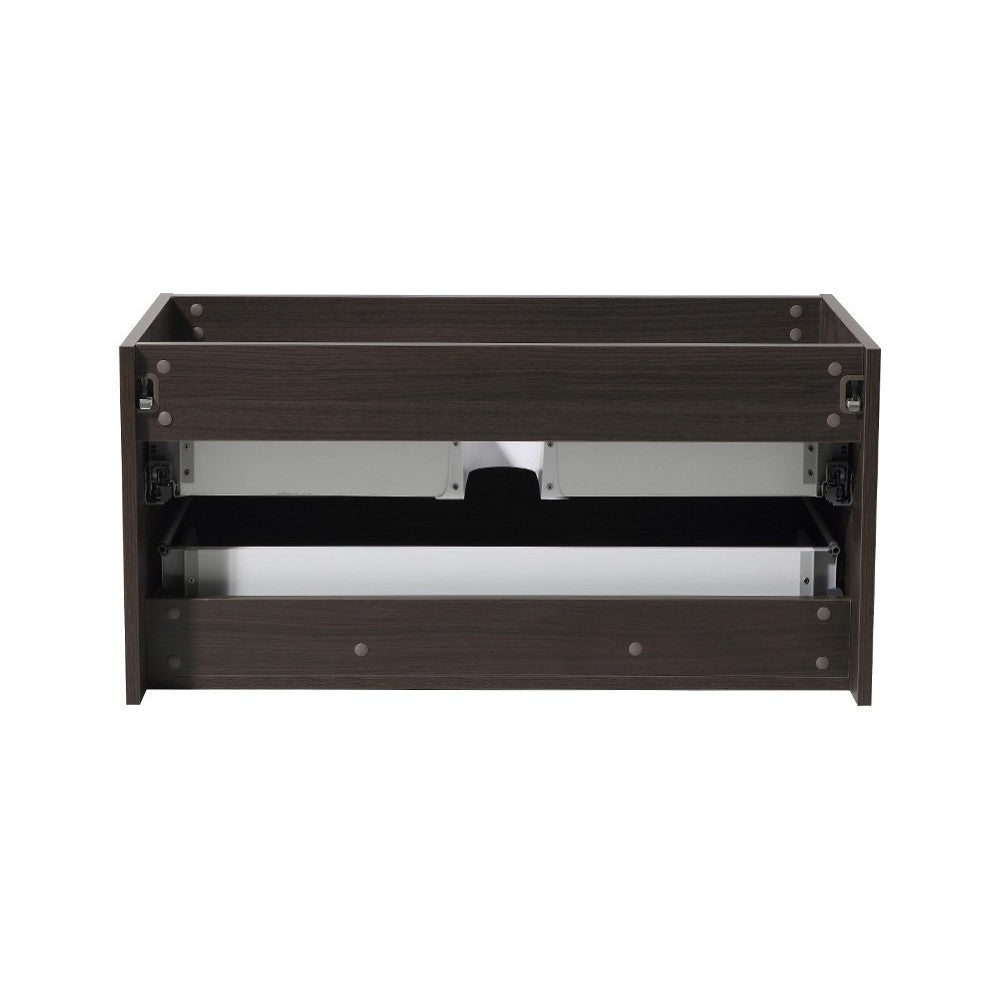 Fresca Mezzo 36" Gray Oak Wall Hung Modern Bathroom Cabinet