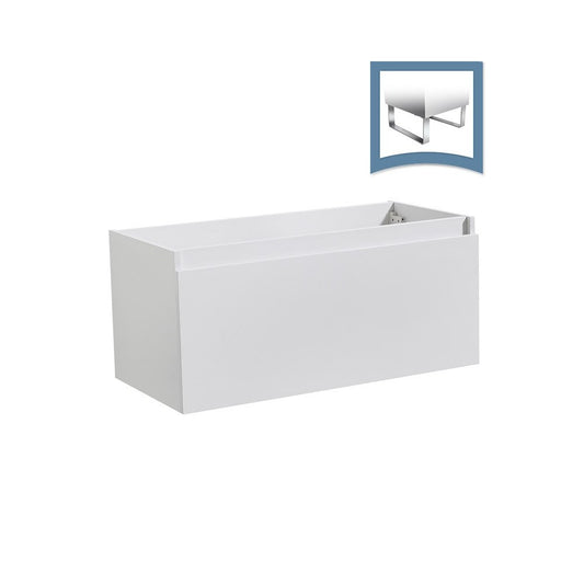Fresca Mezzo 39" White Modern Bathroom Cabinet