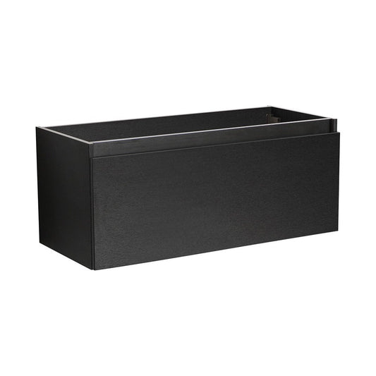 Fresca Mezzo 48" Black Wall Hung Modern Bathroom Cabinet