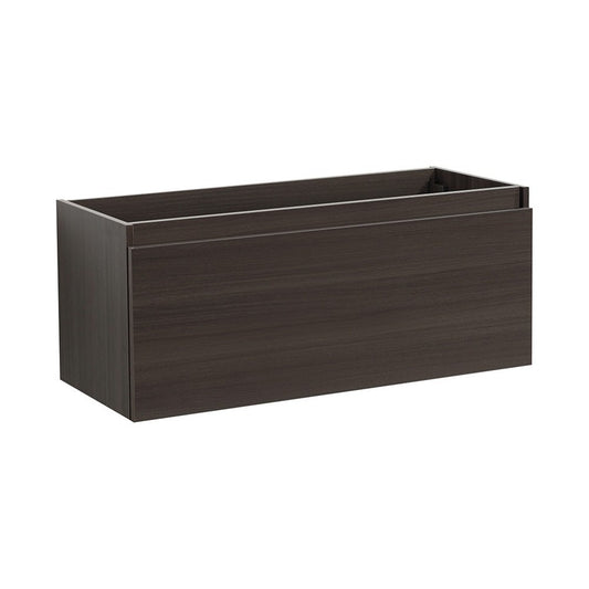 Fresca Mezzo 48" Gray Oak Wall Hung Modern Bathroom Cabinet