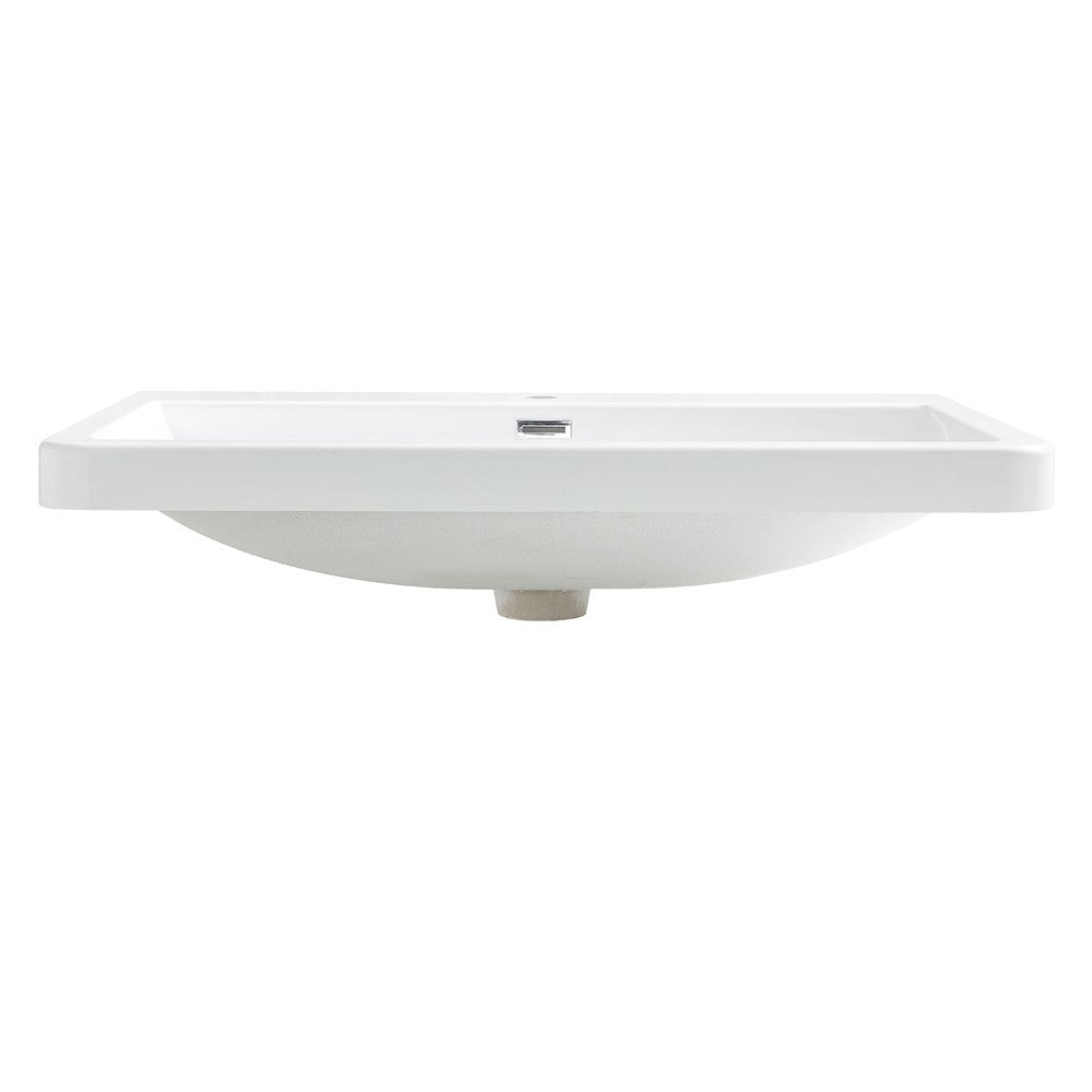 Fresca Milano 32" White Integrated Sink / Countertop