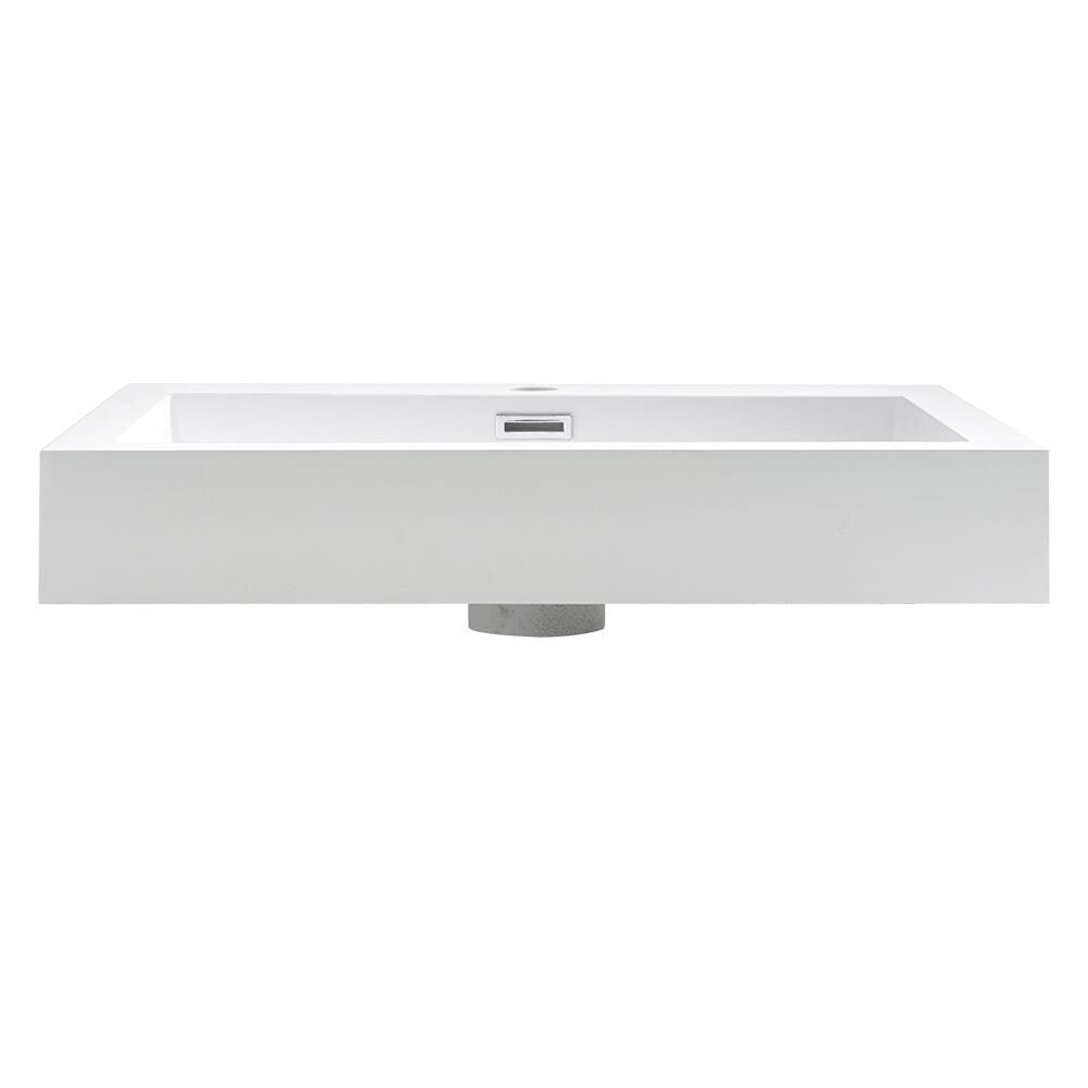 Fresca Nano 24" White Integrated Sink / Countertop