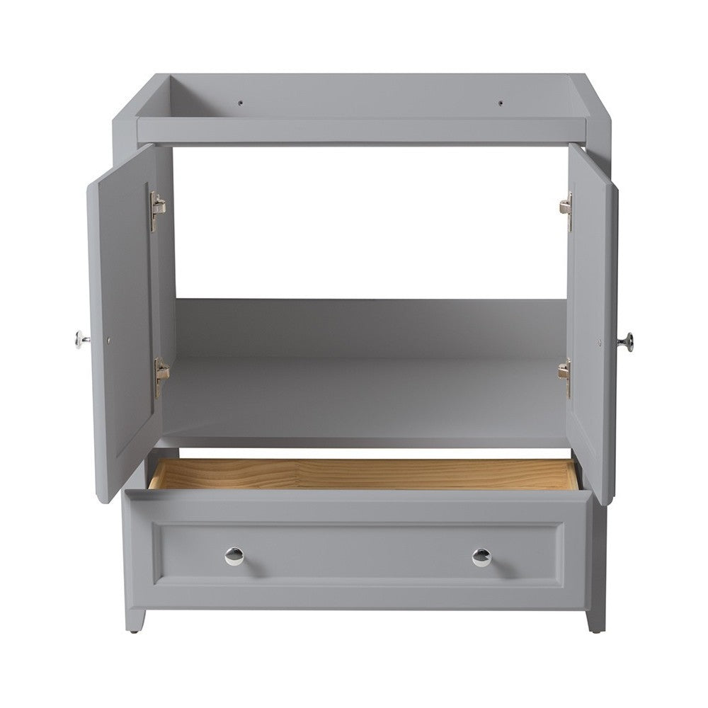Fresca Oxford 30" Gray Traditional Bathroom Cabinet