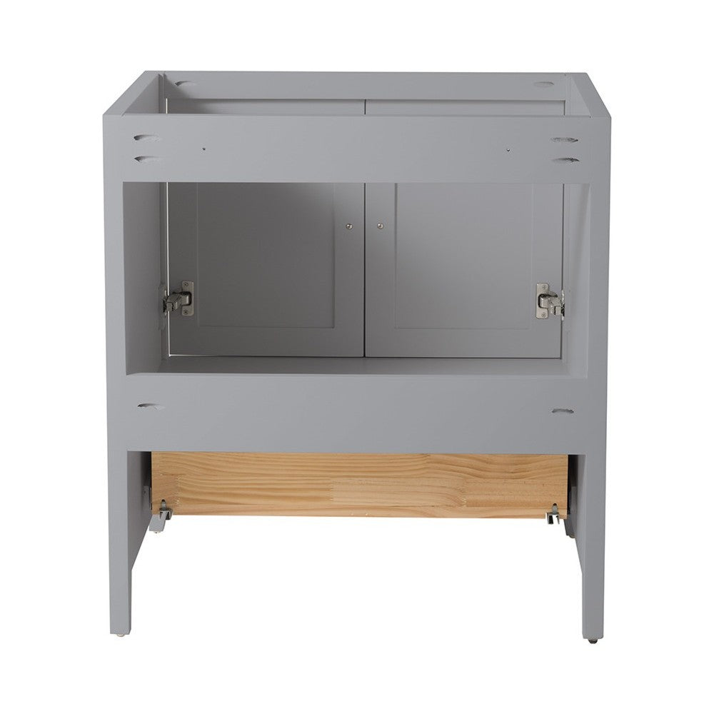 Fresca Oxford 30" Gray Traditional Bathroom Cabinet