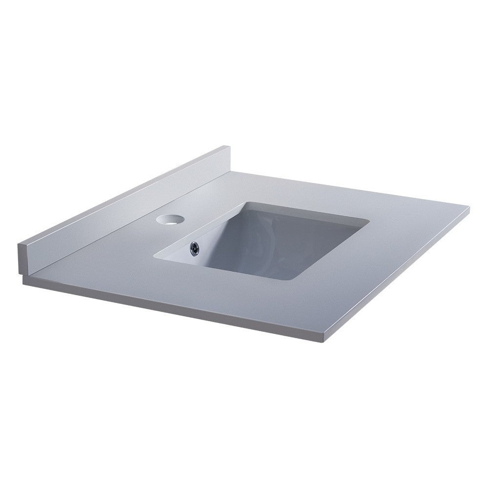 Fresca Oxford 30" White Countertop with Undermount Sink