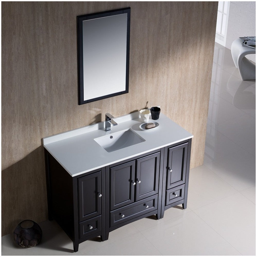 Fresca Oxford 48" Espresso Traditional Bathroom Vanity