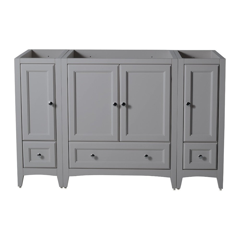 Fresca Oxford 54" Gray Traditional Bathroom Cabinets