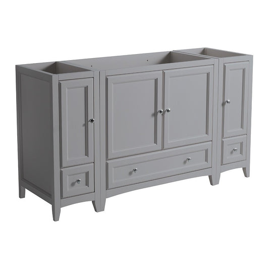 Fresca Oxford 60" Gray Traditional Bathroom Cabinets