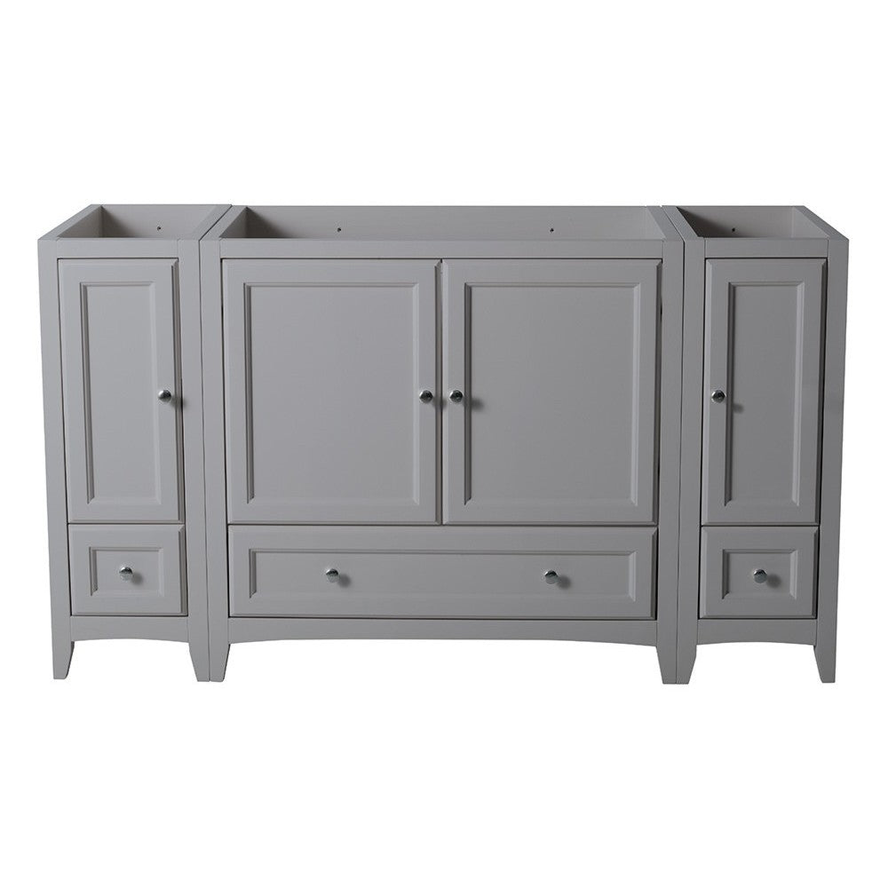 Fresca Oxford 60" Gray Traditional Bathroom Cabinets