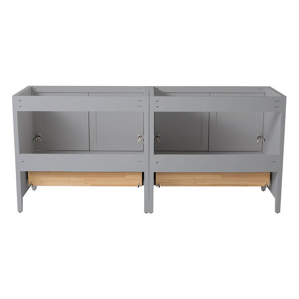 Fresca Oxford 71" Gray Traditional Double Sink Bathroom Cabinets, FCB20-3636GR