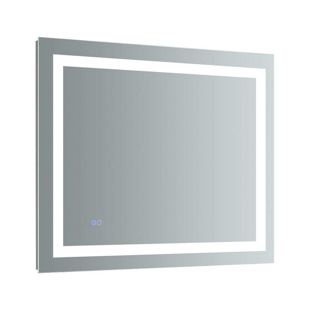 Fresca Santo 36" Wide x 30" Tall Bathroom Mirror w/ LED Lighting and Defogger