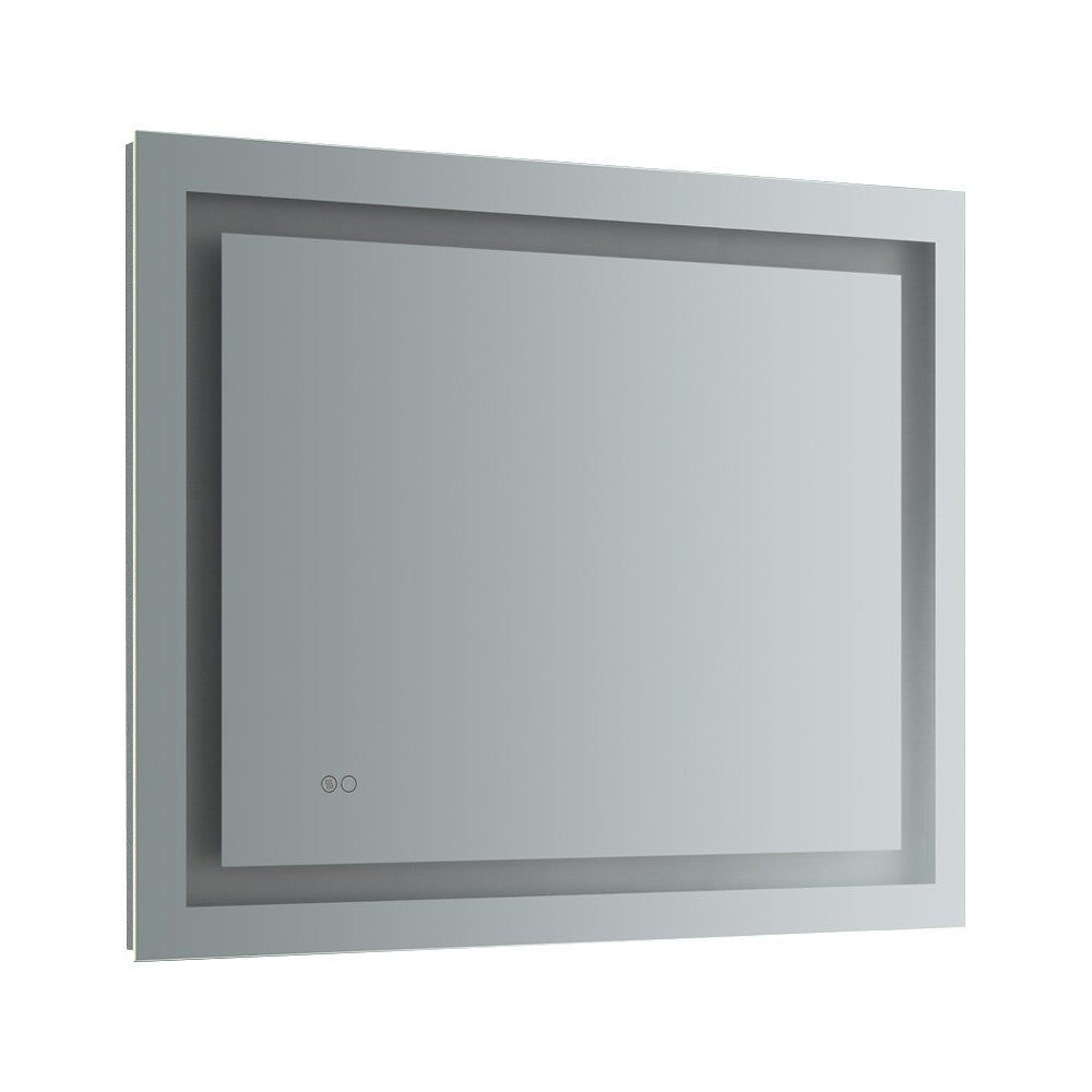 Fresca Santo 36" Wide x 30" Tall Bathroom Mirror w/ LED Lighting and Defogger