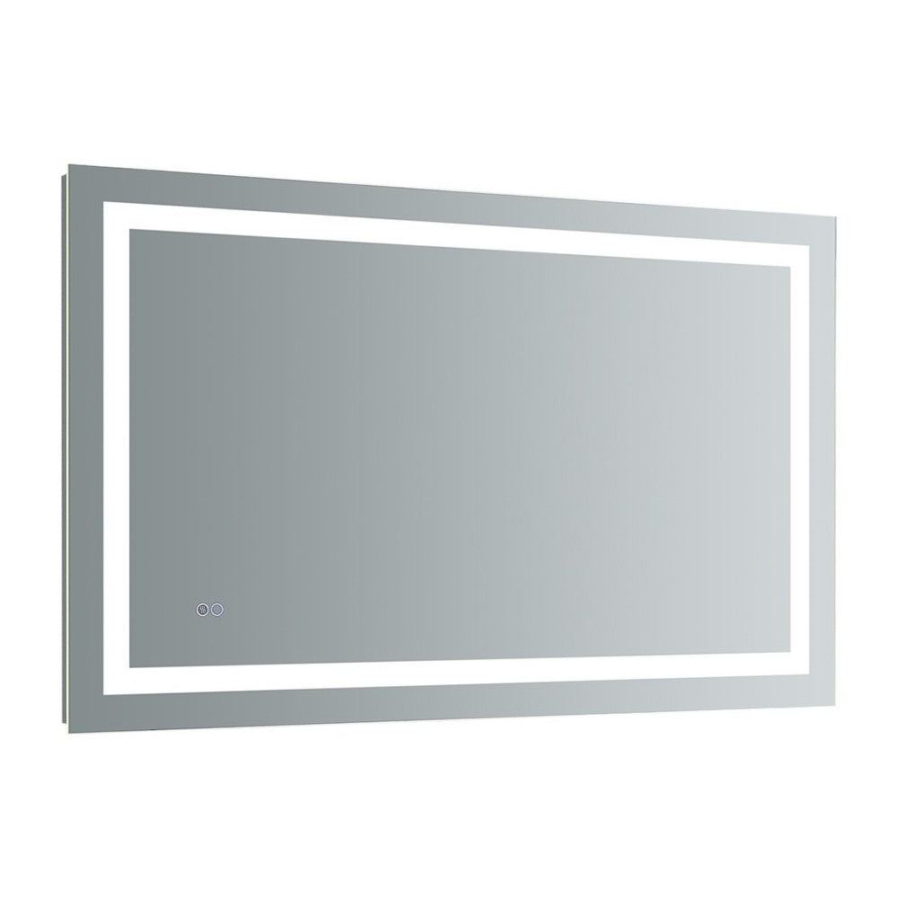 Fresca Santo 48" Wide x 30" Tall Bathroom Mirror w/ LED Lighting and Defogger