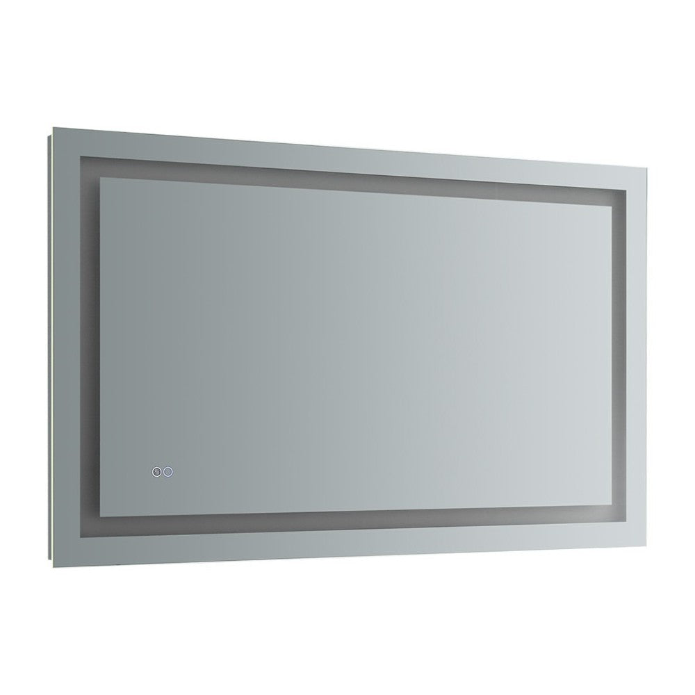 Fresca Santo 48" Wide x 30" Tall Bathroom Mirror w/ LED Lighting and Defogger