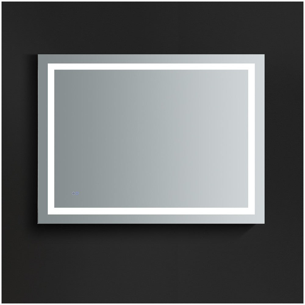 Fresca Santo 48" Wide x 36" Tall Bathroom Mirror w/ LED Lighting and Defogger