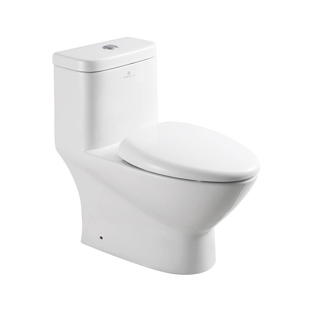 Fresca Serena One-Piece Dual Flush Toilet w/ Soft Close Seat