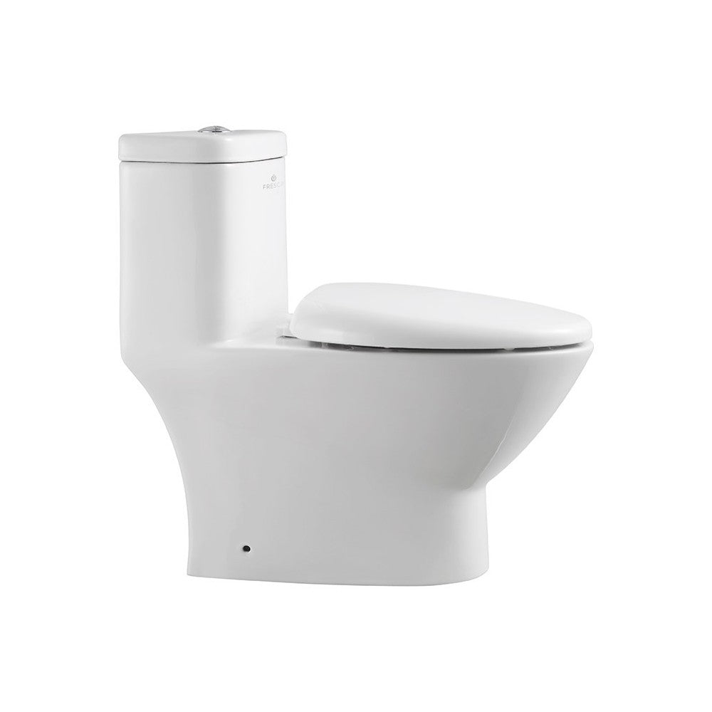 Fresca Serena One-Piece Dual Flush Toilet w/ Soft Close Seat