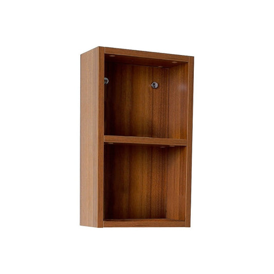 Fresca Teak Bathroom Linen Side Cabinet w/ 2 Open Storage Areas