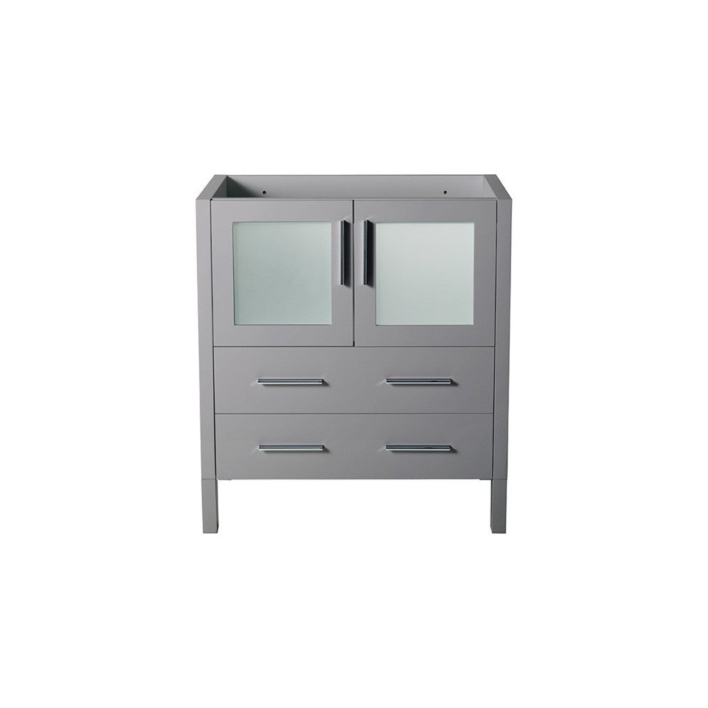 Fresca Torino 30" Gray Modern Bathroom Cabinet