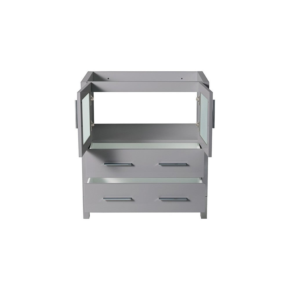 Fresca Torino 30" Gray Modern Bathroom Cabinet