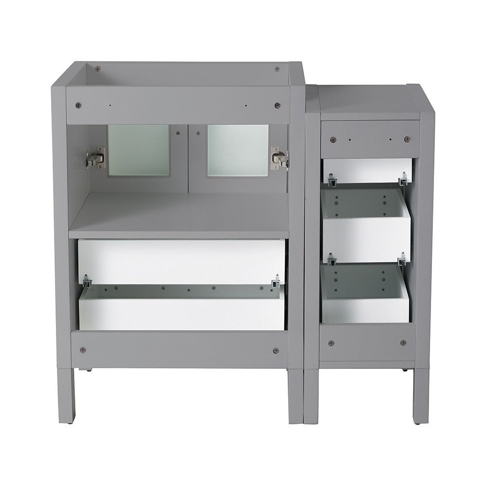 Fresca Torino 36" Gray Modern Bathroom Cabinets