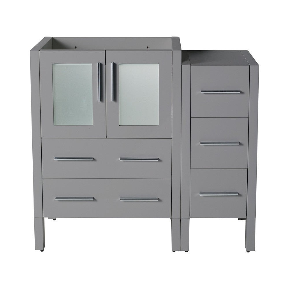 Fresca Torino 36" Gray Modern Bathroom Cabinets