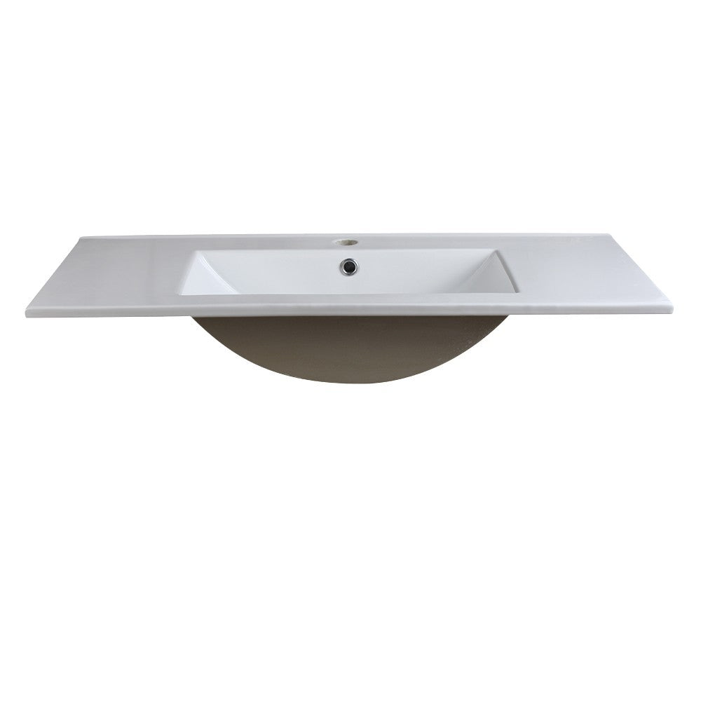 Fresca Torino 36" White Integrated Sink / Countertop