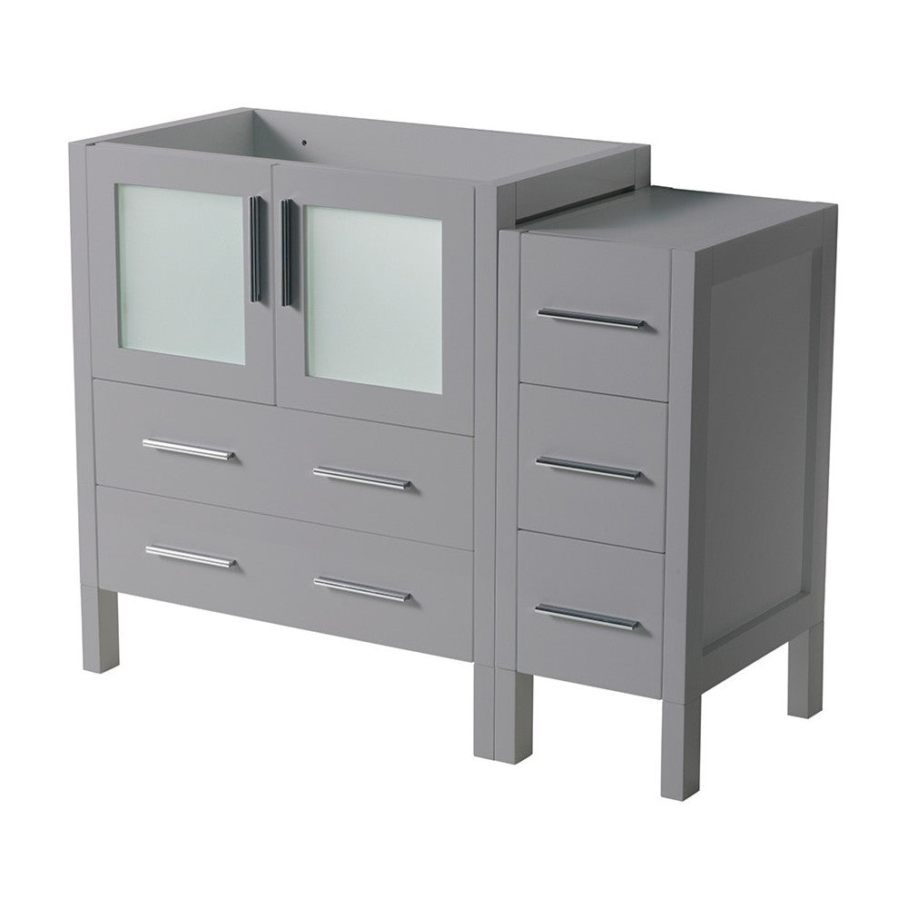 Fresca Torino 42" Gray Modern Bathroom Cabinet