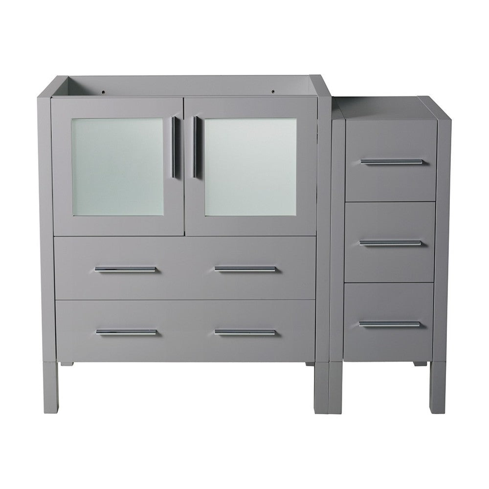 Fresca Torino 42" Gray Modern Bathroom Cabinet