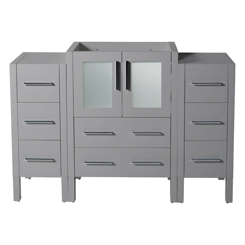 Fresca Torino 48" Gray Modern Bathroom Cabinets, FCB62-122412GR
