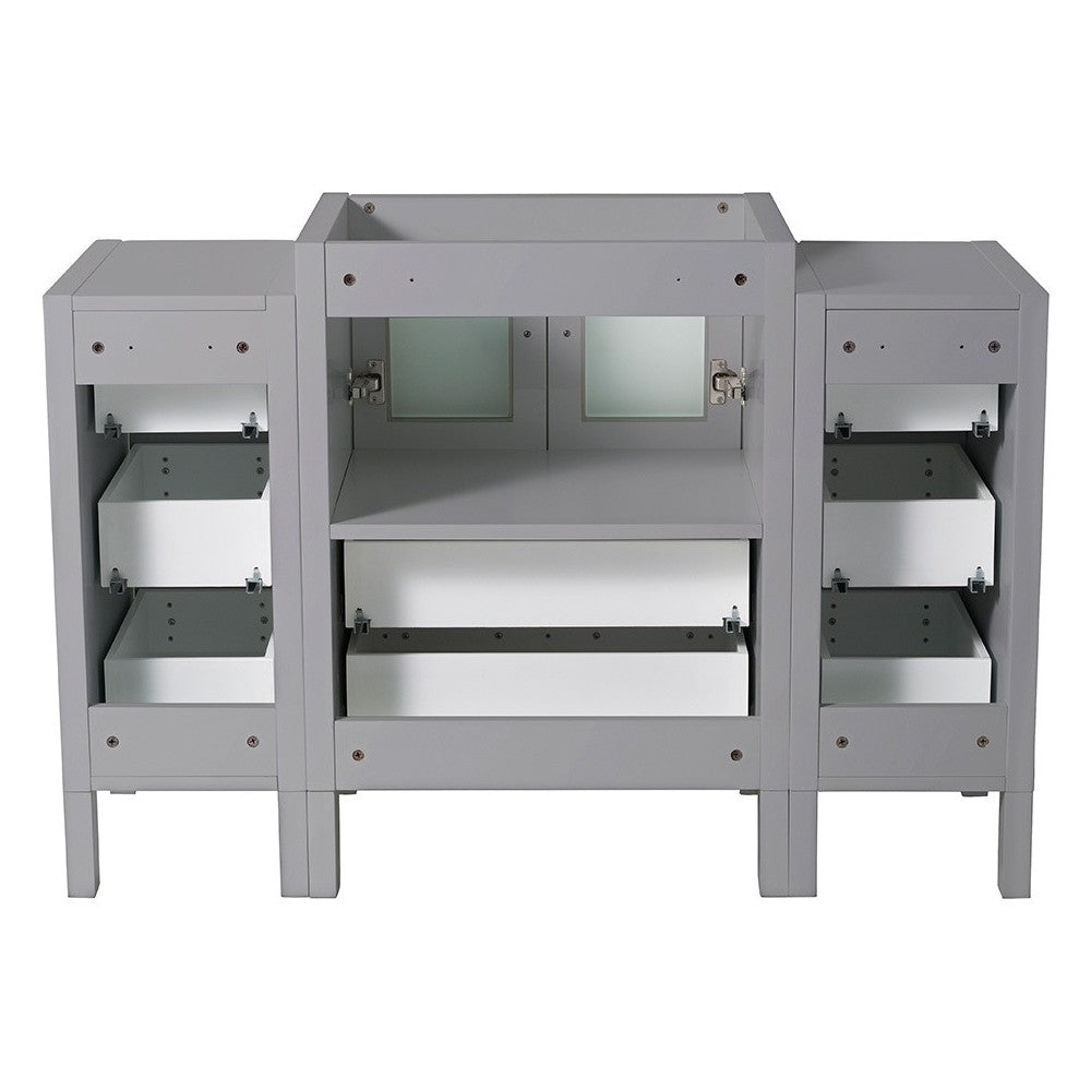 Fresca Torino 48" Gray Modern Bathroom Cabinets, FCB62-122412GR