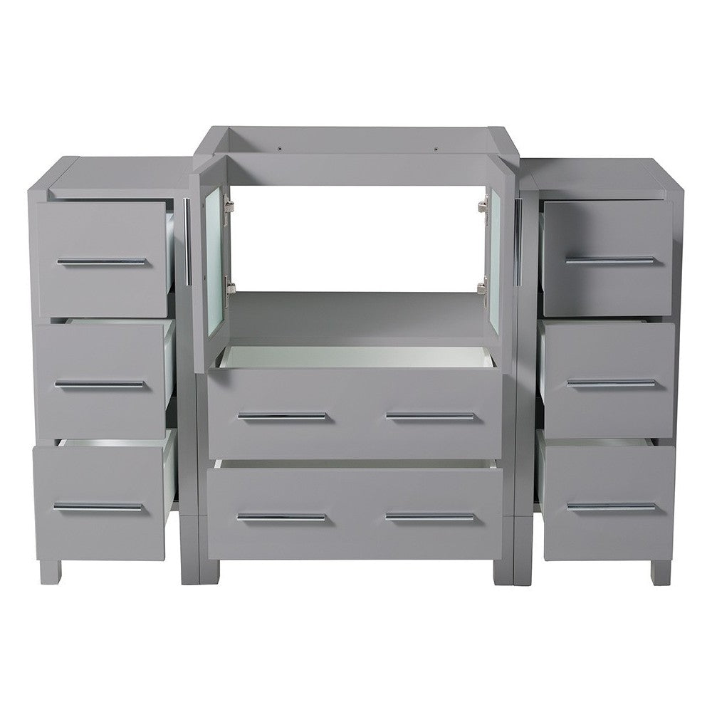 Fresca Torino 48" Gray Modern Bathroom Cabinets, FCB62-122412GR