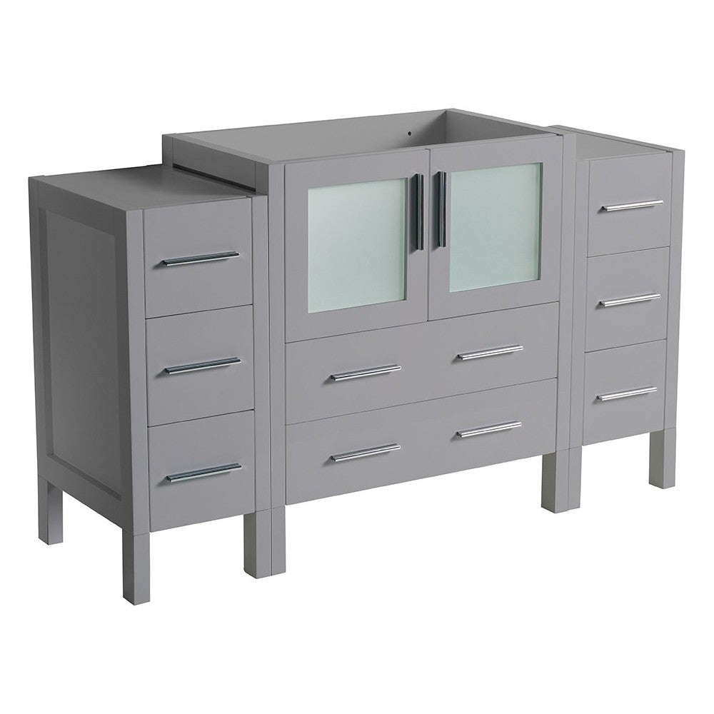 Fresca Torino 54" Gray Modern Bathroom Cabinets