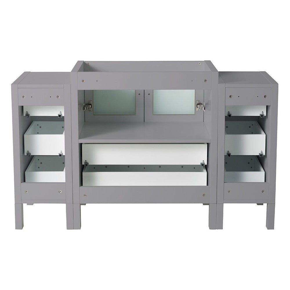 Fresca Torino 54" Gray Modern Bathroom Cabinets