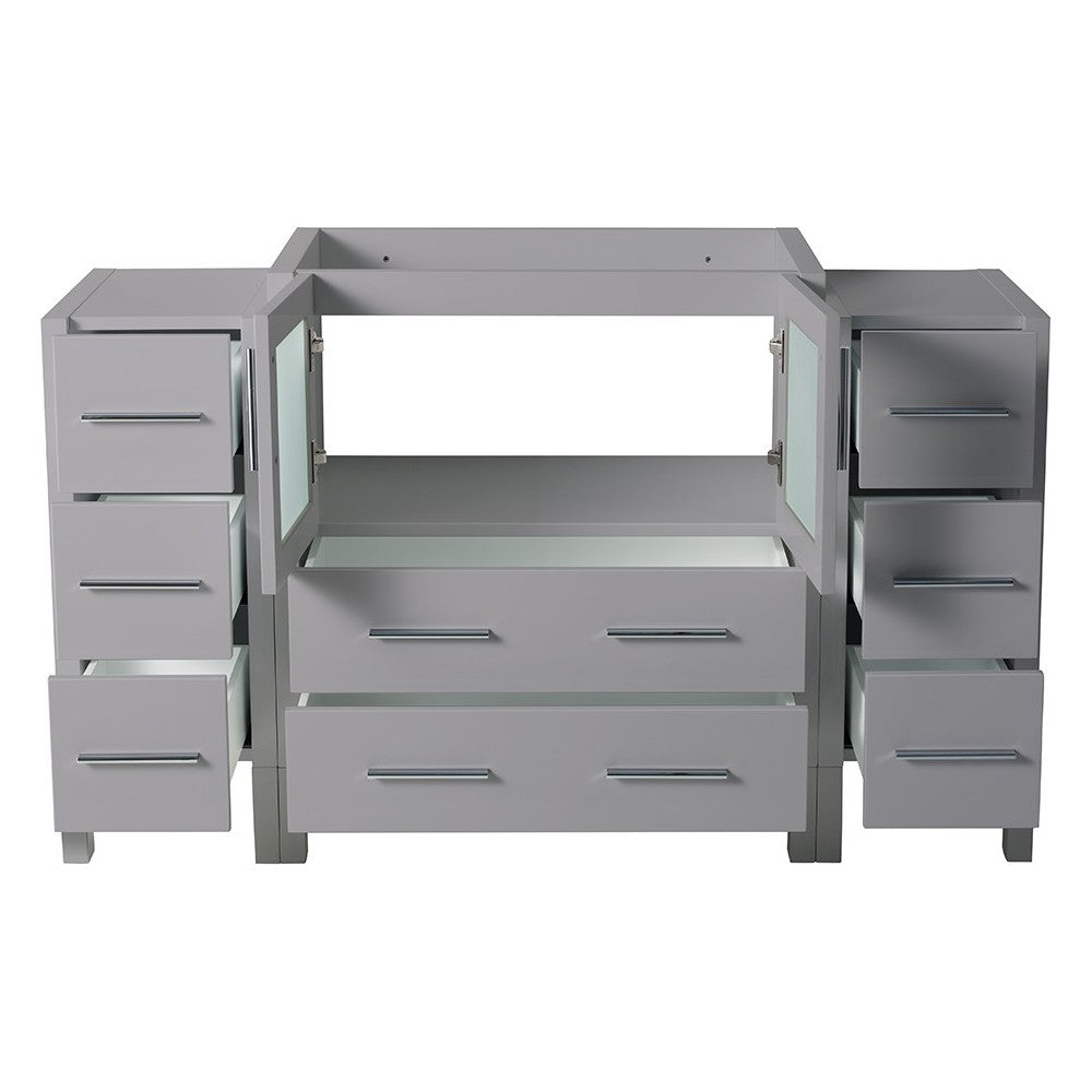 Fresca Torino 54" Gray Modern Bathroom Cabinets