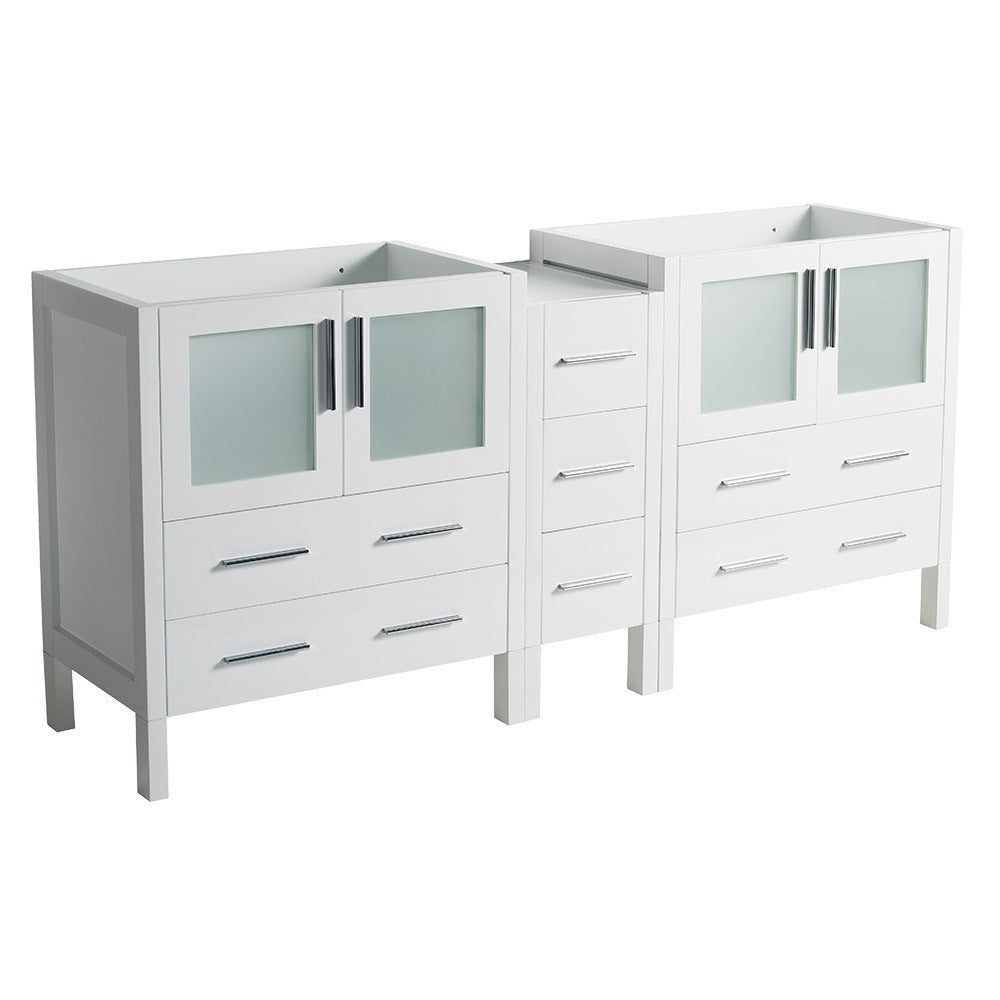 Fresca Torino 83" White Modern Bathroom Cabinet