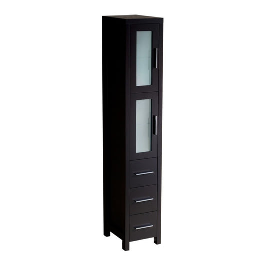Fresca Torino Espresso Tall Bathroom Linen Side Cabinet