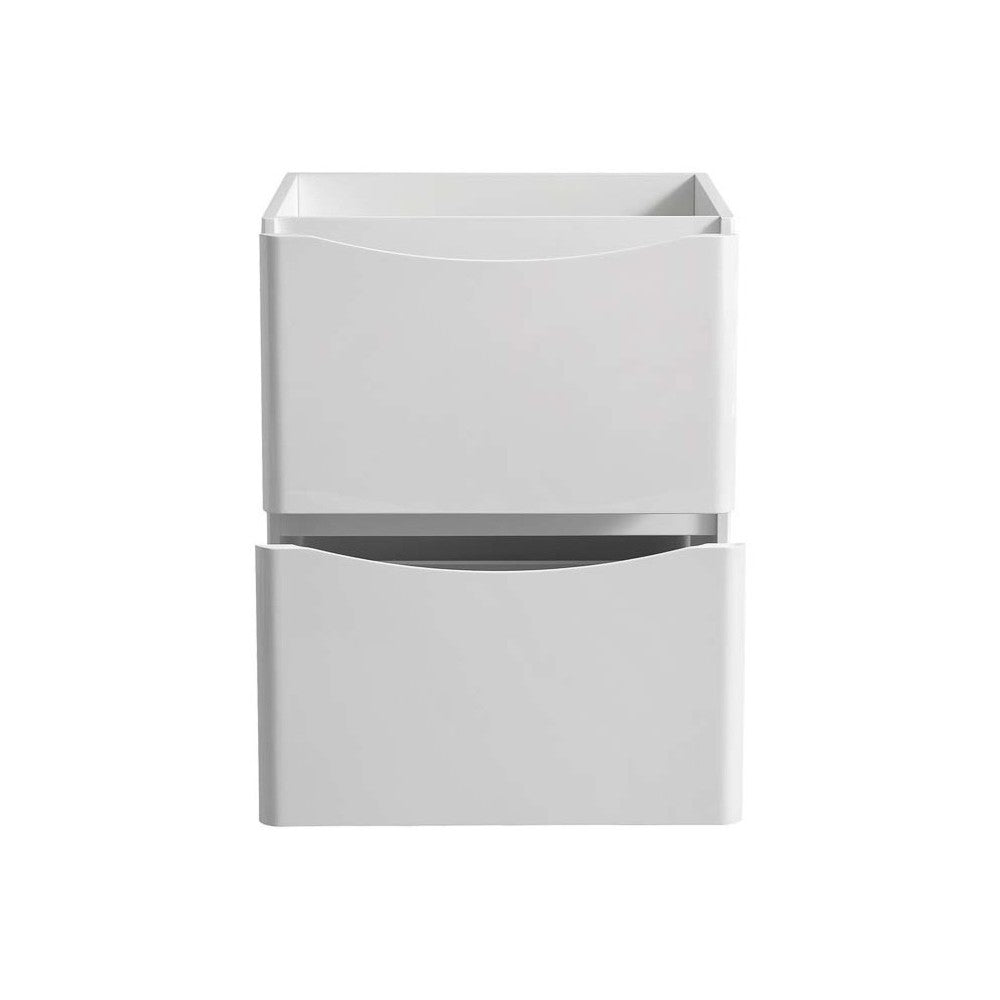 Fresca Tuscany 24" Glossy White Free Standing Modern Bathroom Cabinet