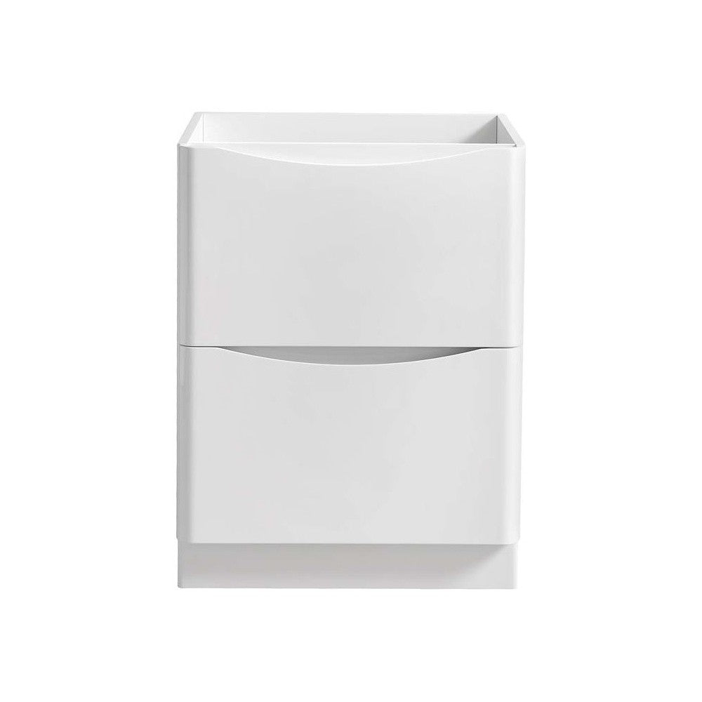 Fresca Tuscany 24" Glossy White Free Standing Modern Bathroom Cabinet