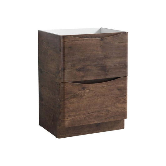 Fresca Tuscany 24" Rosewood Free Standing Modern Bathroom Cabinet