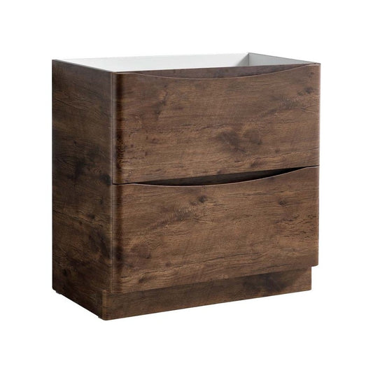 Fresca Tuscany 32" Rosewood Free Standing Modern Bathroom Cabinet
