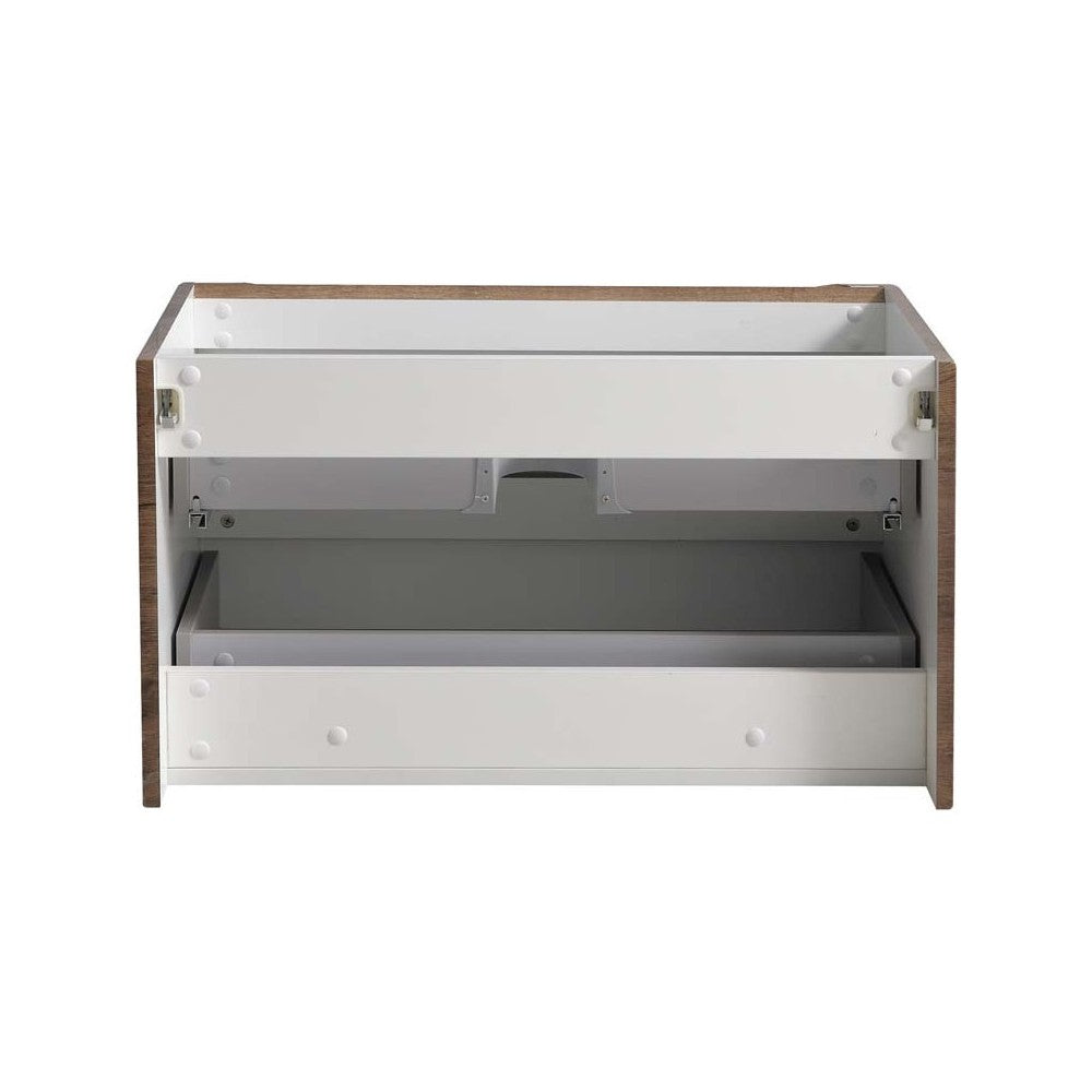 Fresca Tuscany 32" Rosewood Wall Hung Modern Bathroom Cabinet
