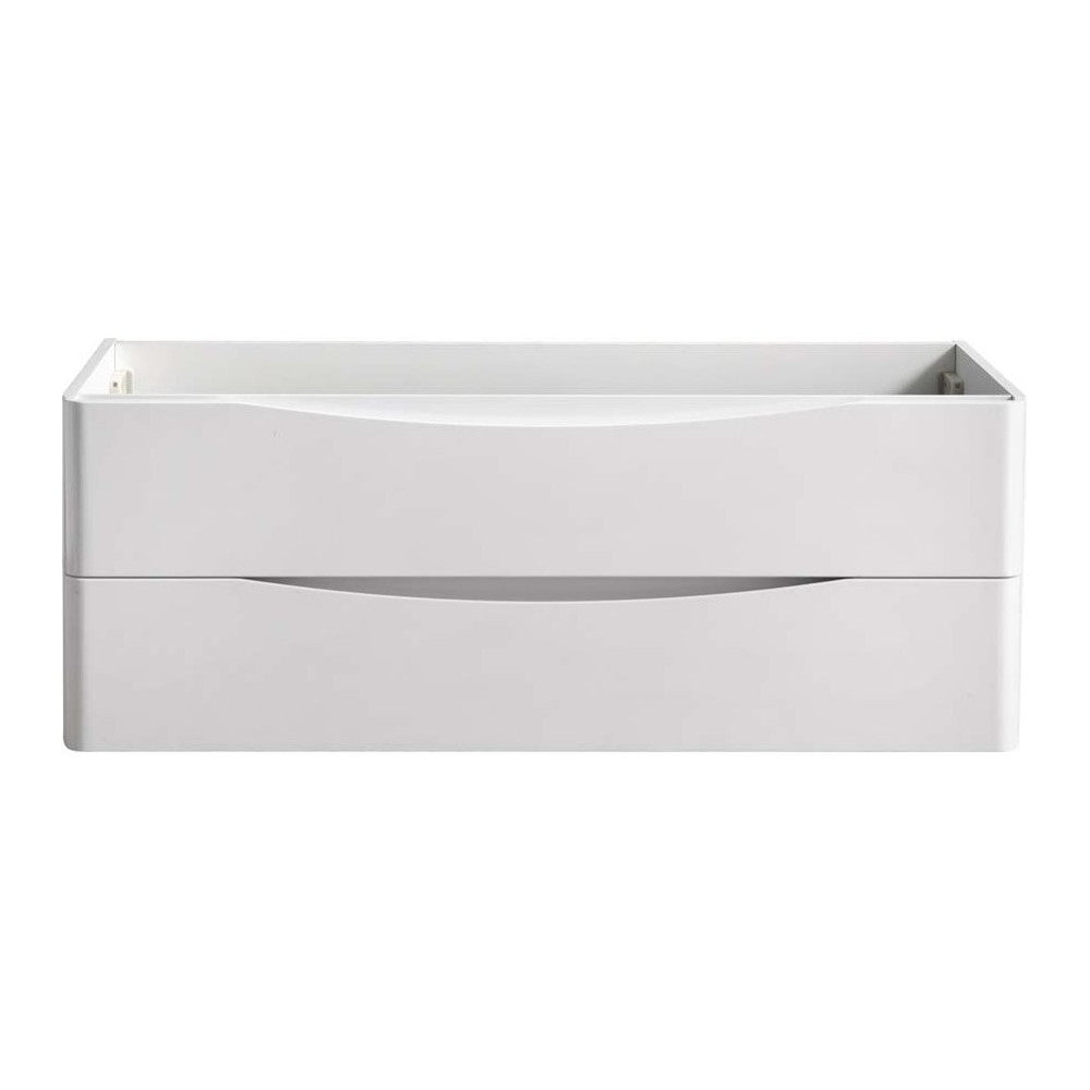 Fresca Tuscany 48" Glossy White Wall Hung Modern Bathroom Cabinet