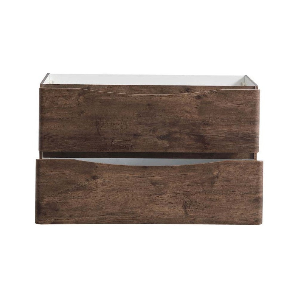 Fresca Tuscany 48" Rosewood Free Standing Double Sink Modern Bathroom Cabinet