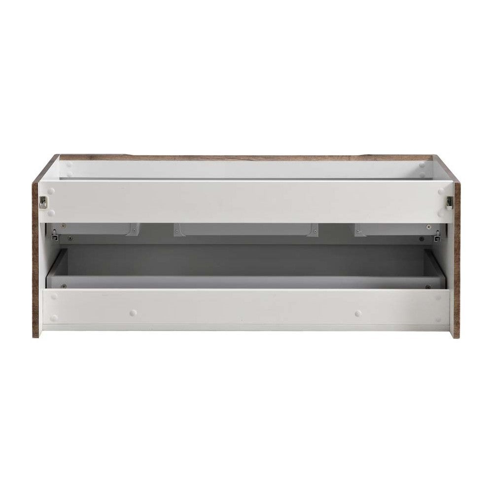 Fresca Tuscany 48" Rosewood Wall Hung Double Sink Modern Bathroom Cabinet