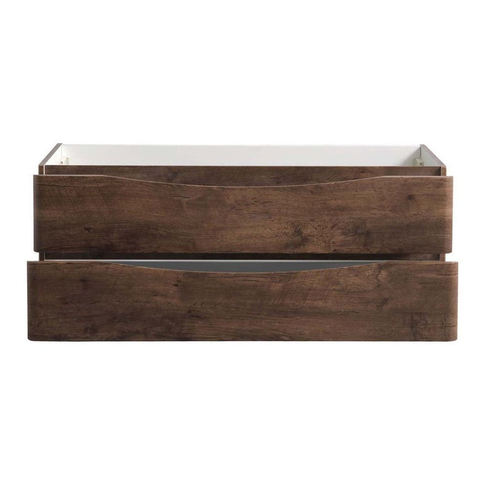 Fresca Tuscany 48" Rosewood Wall Hung Modern Bathroom Cabinet