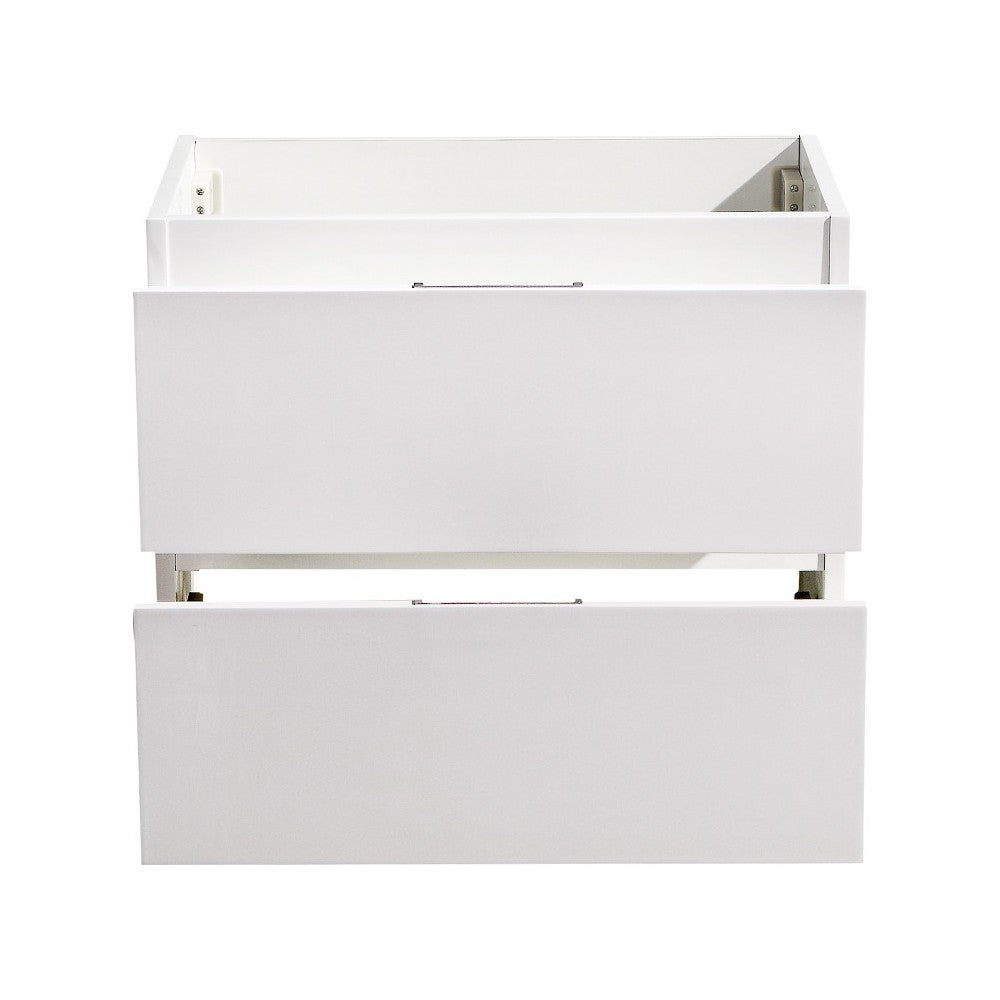 Fresca Valencia 24" Glossy White Wall Hung Modern Bathroom Cabinet
