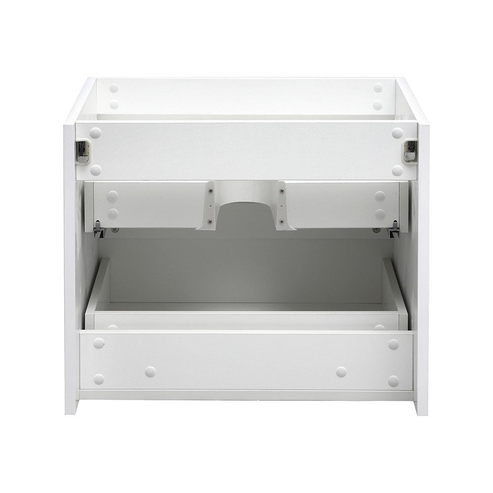 Fresca Valencia 24" Glossy White Wall Hung Modern Bathroom Cabinet